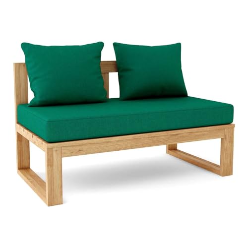 212 Main Straight Modular Deep Seating Set Natural Smooth Well Sanded