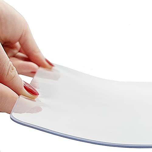 IHIPPO Transparent Vinyl Office Chair Mat 2mm Thick - 120x700cm