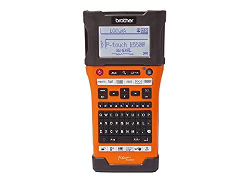Brother PT-E550W Wireless Handheld Labeling Tool with Auto Strip Cutter