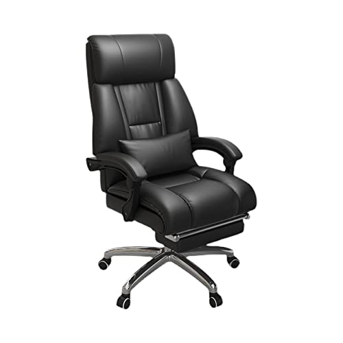 CBLdF Leather Office Chair with Linkage Armrest and Footrest