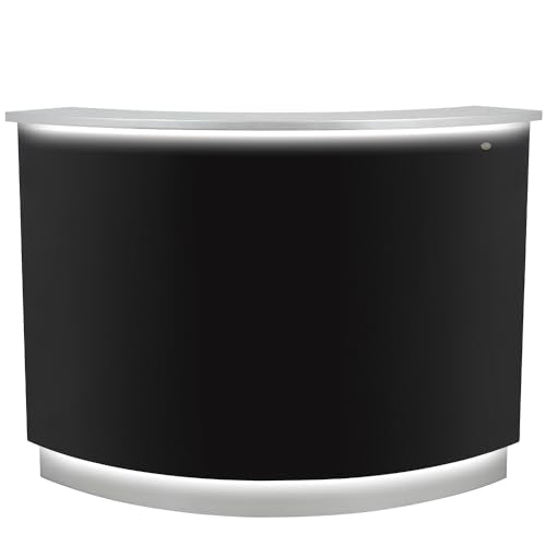 Dir LED Illuminated Curved Reception Desk