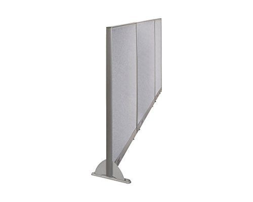 GOF Wall Mounted Office Partition - Large Fabric Room Divider Panel - 126" W x 72" H
