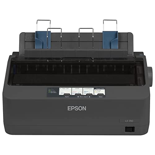 Epson LX-350 Impact Dot Matrix Printer - Monochrome, Narrow Carriage