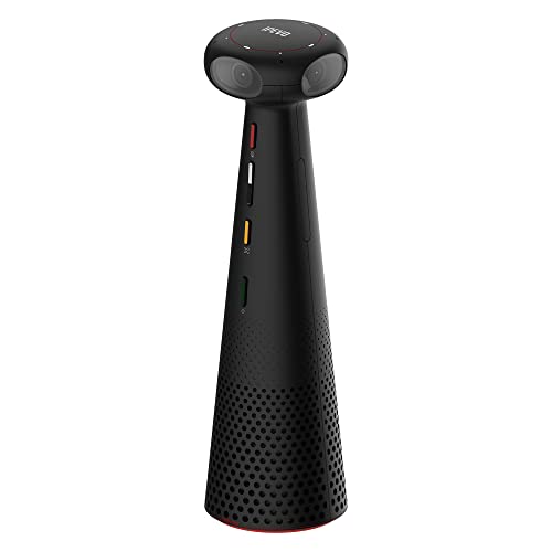 IPEVO Totem 360 Conference Camera with AI Modes, USB-C, Speaker & Microphone