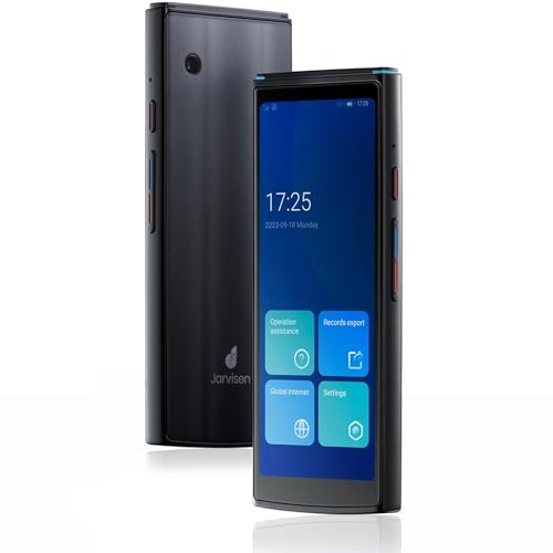 Jarvisen Language Translator Device - Two-Way Instant Voice Translator for 108 Languages - Real-Time Translation - Portable Traductor for Travel & Business