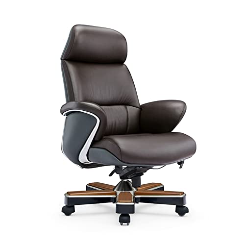 CBLdF Luxury Boss Chair with Ergonomic Cowhide - Adjustable Swivel Executive Recliner