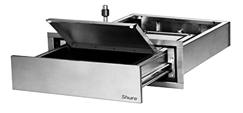 BRIXWELL ShureSAFE SPT160 Thru-Wall Transaction Drawer 18" x 25" x 5" Double-Hinged Lid