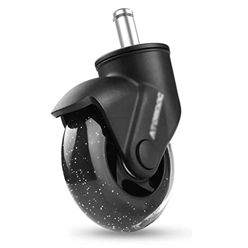 None 5pcs 3" Universal Mute Office Chair Caster Wheels