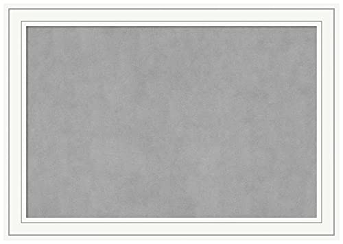 Craftsman White Framed Magnetic Board (40.88 x 28.88 in.) - Magnet Board, Organization Board - Large