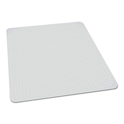 AbilityOne Biobased Chair Mat for High Pile Carpet, 46" X 60", Clear