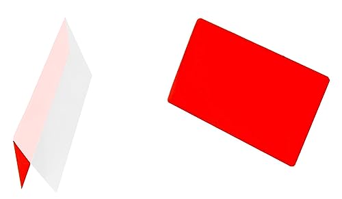LAM-IT-ALL Military Card Laminating Pouches (Pack of 2500) - 10 mil - Red/Clear