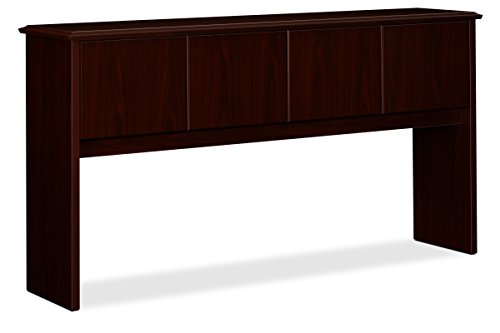 stkstor Stack-On Storage Hutch with 4 Doors 70W x 16-1/8D x 37H Mahogany - Office Furniture