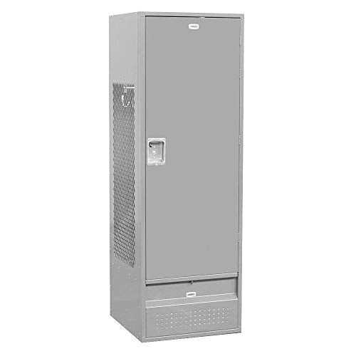 Salsbury Industries Standard Gear Metal Locker, Gray 6ft H x 24in D (Unassembled)