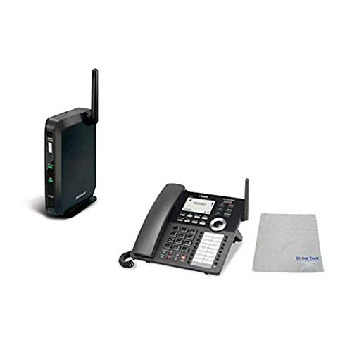 Global Teck Worldwide Vtech VSP600 and VSP608 DECT Base Cordless Office Desk Phone with Microfiber Cleaning Cloth