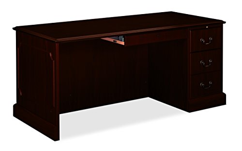 HON 94000 Series Mahogany Kneespace Credenza - 72" x 24" x 29-1/2