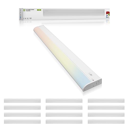 ASD 32" Dimmable LED Under Cabinet Lighting 16W 1057 LM - 3000K/4000K/5000K - ETL Energy Star - White (20 Pack)