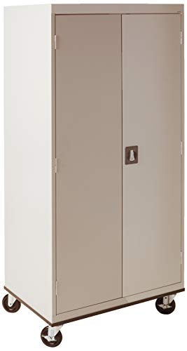 Sandusky Lee Transport Series Mobile Storage Cabinet, Dove Gray