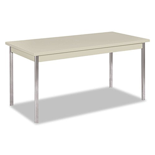 HON Utility Table, Rectangular, 60w x 30d x 29h, Light Gray
