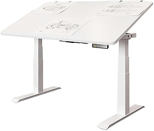 CNAOHGHN Tiltable Drafting Desk for Artists, Electric Lifting Table