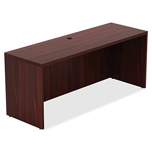 Lorell LLR34306 Chateau Series Mahogany Laminate Desking Credenza