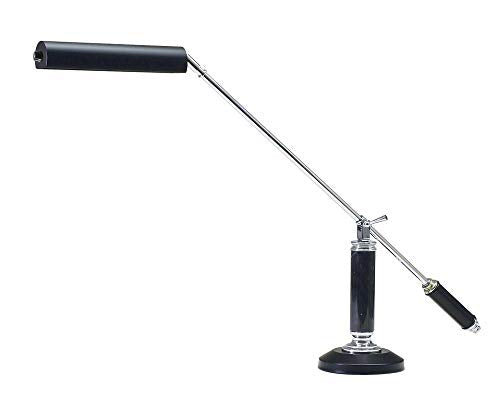 House of Troy Counter Balance LED Piano/Desk Lamp, Chrome/Black Marble