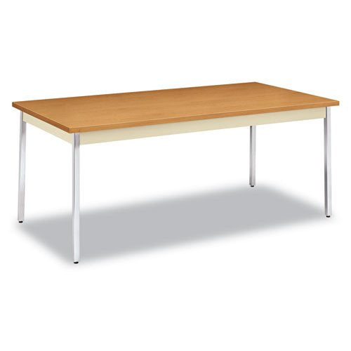 HON Rectangular Utility Table, 72"x36"x29", Harvest/Putty