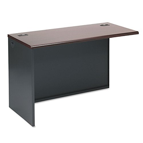 HON 38944LNS 38000 Series Left Return Shell, 48w x 24d x 29-1/2h, Mahogany/Charcoal