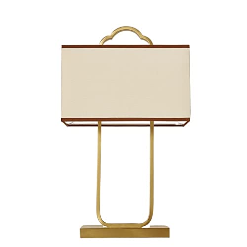 VejiA Modern Gold Plated Antique Copper Chinese Desk Lamp