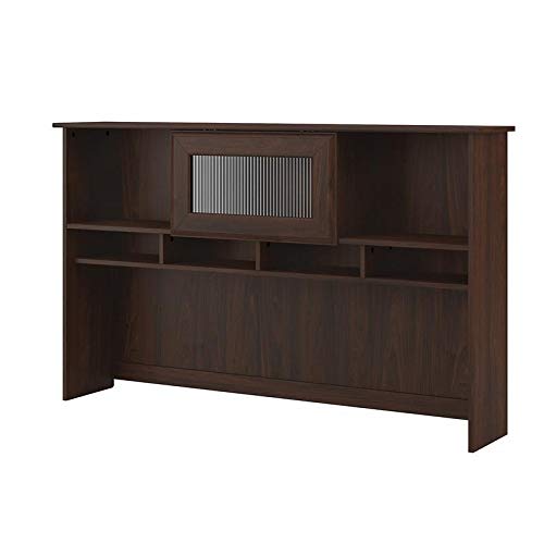 Pemberly Row Modern Walnut 60W Hutch - Engineered Wood