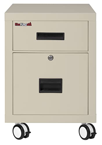 FireKing Mobile Pedestal 1-Hour Fire-Rated File Cabinet