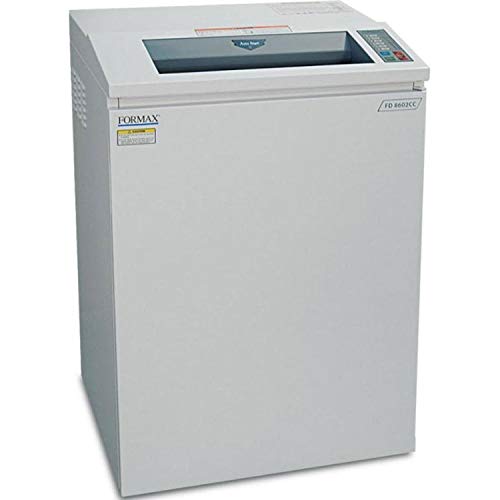 Formax FD 8502CC Cross Cut Shredder, 23-25 Sheet Capacity, 33 gal. Bin, 16" Feed Opening