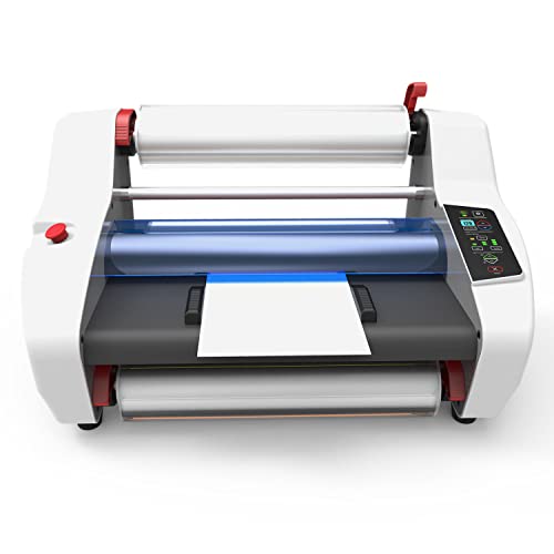 POVOKICI Desktop Thermal Roll Laminator 13.78in/350mm for A3/A4 UV DTF Film