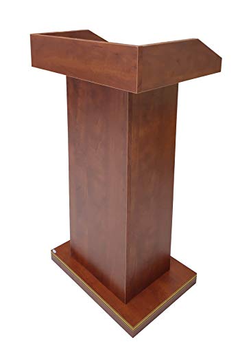 FixtureDisplays Deluxe Wood Podium