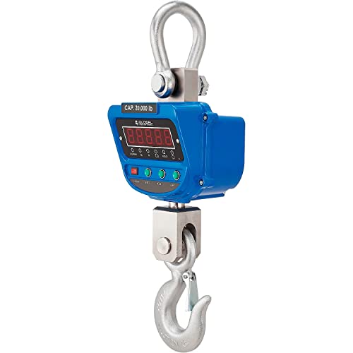 Global Industrial Heavy-Duty LED Digital Crane Scale w/Remote, 20,000 lb x 10 lb