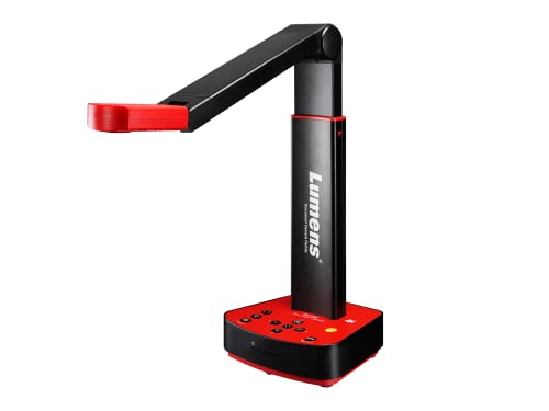 Lumens 4K USB/HDMI Document Camera with LED Light, 13MP CMOS, 30x Zoom