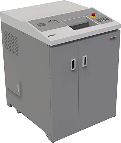 Dahle PowerTEC 828 HD Hard Drive/Paper Shredder, Chain Driven 4.5 Hp Motor, Security Level P-3/H-4