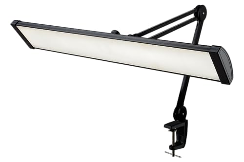 AZARPIXEL Ultra Bright 3900 Lumens LED Desk Lamp - Eye Care, Adjustable Brightness - Black