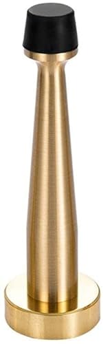 None Copper Doorstop Rubber Anti-Collision Wall Mount Door Holder - Gold 120mm, 80mm, 100mm