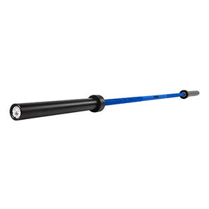 Signature Fitness Olympic Cerakote Barbell – for Home & Commercial Gyms, 190K PSI Tensile Strength Rated for up to 1,500-Pound Capacity, blue (SF-CKOB7-BLU)