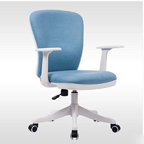 GaRcan Ergonomic Mid-Back Black Mesh Office Chair with Flip-Up Arms