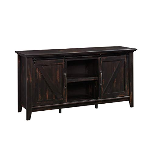 Sauder Dakota Pass Credenza for TVs up to 70" - Char Pine Finish