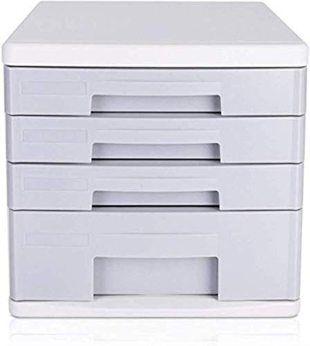 SHABOZ File Cabinets 4 Drawers Plastic Safety Cabinet H249xW344xL265mm