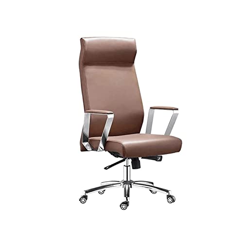 Generic Executive Leather Office Chair Swivel Desk Boss Computer Ergonomic Backrest Armrest
