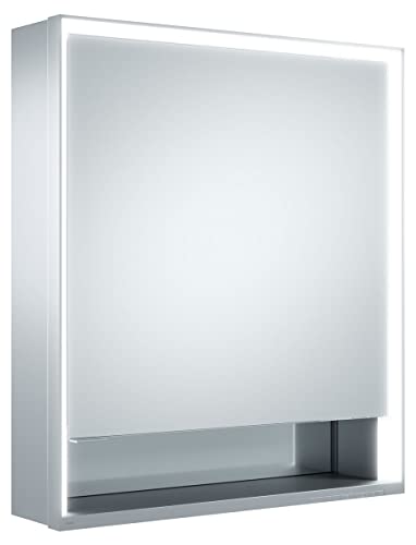 Keuco Royal Lumos 26" Mirror Cabinet - Surface Mounted - Open Shelf - Left Hinge by Keuco