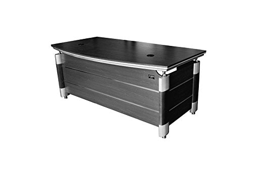 "MADISON" DESK WITH DRAWER (BLACK)