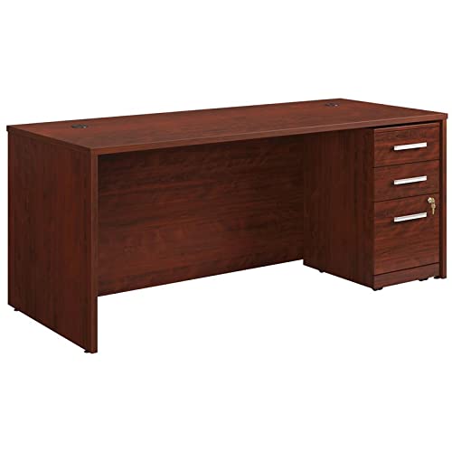 UrbanPro 72" x 30" Shell and 3-Drawers Mobile File Cabinet Classic Cherry