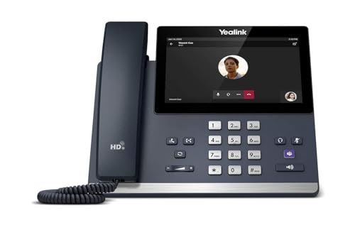 Yealink MP56 IP Phone - Corded/Cordless - Bluetooth, Wi-Fi - Classic Gray, Black