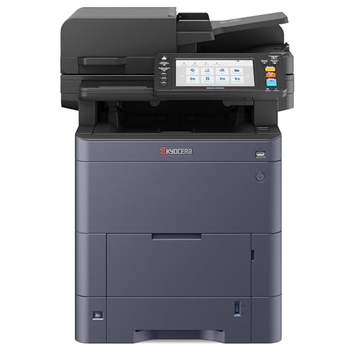 KYOCERA TASKalfa MA4500ci Color Laser Printer, 47 ppm, 1200 dpi, All-in-One (Print/Copy/Scan/Fax), Gigabit Ethernet, HyPAS, 7" Touchscreen, Dual Scan Processor