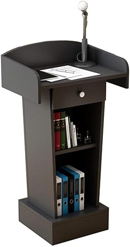 SMuCkS Wood Lectern Podium - Conference Room Speaking Platform