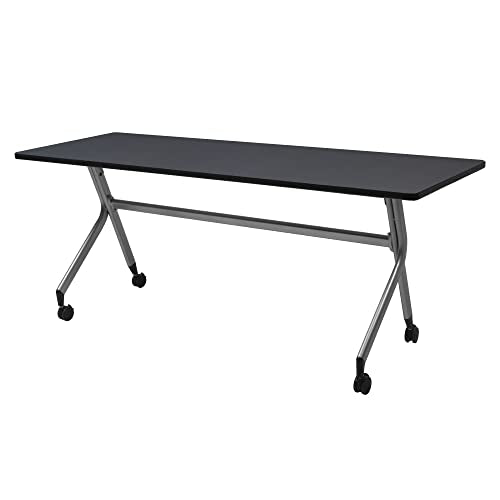Regency Flip Top Training Seminar Table, 60" x 24", Grey